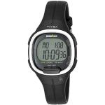 Schwarze 10 Bar wasserdichte Wasserdichte Timex Ironman Damenarmbanduhren aus Kunstharz mit Digital-Zifferblatt mit Alarm zum Schwimmen 
