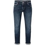 Dunkelblaue Timezone Nachhaltige Slim Jeans aus Elastan für Herren Größe M 