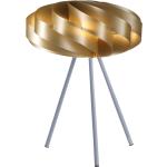 Goldene Tischlampen & Tischleuchten aus Metall 