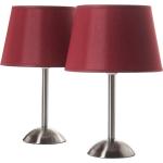 Rote Tischlampen & Tischleuchten aus Metall 