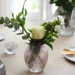 Violette LEONARDO Vasen & Blumenvasen aus Glas 4 Teile 