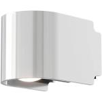 GRAU Simple LED-Wandleuchte-Aluminium poliert-mit LED (2700K)