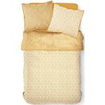 Gelbe Print Bettwäsche Sets & Bettwäsche-Garnituren aus Baumwolle für 2 Personen 