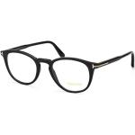 Schwarze Tom Ford Runde Damenbrillen aus Kunststoff 