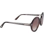 Braune Tom Ford Runde Damensonnenbrillen 
