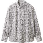 Graue Tom Tailor Blusenshirts aus Viskose für Damen Größe M 