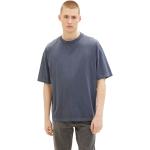 Blaue Tom Tailor Denim Oversize Shirts für Herren Größe XL 