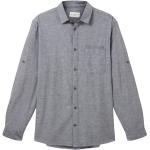 Blaue Klassische Langärmelige Tom Tailor Langarmhemden aus Baumwolle für Herren Größe M 