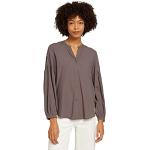 TOM TAILOR mine to five Damen 1028948 Bluse, 28310-Rusty Brown, 34