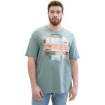 Reduzierte Graue Tom Tailor T-Shirts aus Jersey für Herren Größe 3 XL Große Größen 