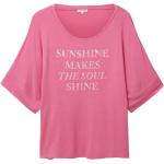 Reduzierte Pinke Print Tom Tailor T-Shirts für Damen Größe XS 
