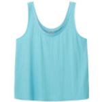 Blaue Ärmellose Tom Tailor T-Shirts aus Viskose für Damen Größe XL 