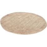 Braune Tom Tailor Runde Teppiche 140 cm aus Viskose 
