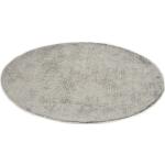 Silberne Tom Tailor Runde Teppiche 140 cm aus Viskose 
