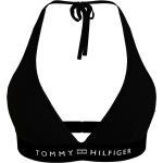 Schwarze Tommy Hilfiger Bikini Tops aus Elastan für Damen Größe S 
