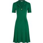 Grüne Kurzärmelige Tommy Hilfiger Mini Partykleider aus Elastan für Damen Größe M 