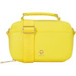 Gelbe Tommy Hilfiger Iconic Damenhandtaschen aus Polyurethan 