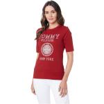 Rote Tommy Hilfiger Rundhals-Auschnitt Kinder-T-Shirts 