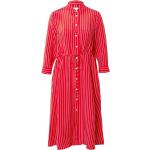 Rote Print Business Tommy Hilfiger Wadenlange | Midi Druckkleider & bedruckte Kleider aus Seide für Damen 