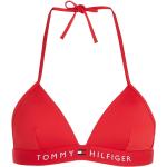 Rote Tommy Hilfiger Bikini Tops aus Elastan für Damen 