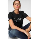 Reduzierte Schwarze Klassische Tommy Hilfiger T-Shirts aus Jersey für Damen Größe XL 