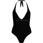 Offwhite Tommy Hilfiger Tommy Hilfiger Underwear Neckholder-Badeanzüge für Damen Größe XS Große Größen 