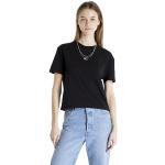 Reduzierte Pinke Klassische Tommy Hilfiger Tommy Jeans T-Shirts aus Baumwollmischung für Damen Größe XS 