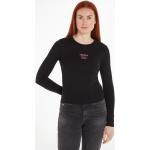 Reduzierte Schwarze Tommy Hilfiger Tommy Jeans T-Shirts aus Jersey für Damen Größe 5 XL Große Größen 