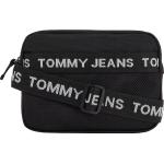 Schwarze Tommy Hilfiger Tommy Jeans Damenhandtaschen aus Polyester 