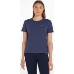 Blaue Tommy Hilfiger Tommy Jeans T-Shirts aus Jersey für Damen Größe XS 