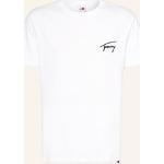 Reduzierte Weiße Tommy Hilfiger Tommy Jeans T-Shirts aus Baumwolle für Herren Größe XXL 