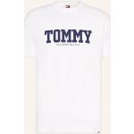 Reduzierte Weiße Tommy Hilfiger Tommy Jeans T-Shirts aus Baumwolle für Herren Größe XXL 