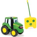 Spielzeugtraktor John Deere Johnny Traktor in grün, ferngesteuerter Kindertrecker aus Kunststoff, ab 18 Monate, zum Spielen und Sammeln, Kinder Autos, für Drinnen und Draußen, Spielzeug für Jungen