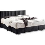 Schwarze Moderne Möbel-Eins Boxspringbetten mit Bettkasten aus Holz 140x200 cm mit Härtegrad 3 