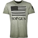 Grüne Print Top Gun Top Gun T-Shirts aus Baumwolle maschinenwaschbar für Herren Größe M 
