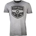 Graue Top Gun Top Gun T-Shirts für Herren Größe XXL 