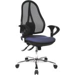 Schwarze Topstar Point ergonomische Bürostühle & orthopädische Bürostühle  aus Metall höhenverstellbar 