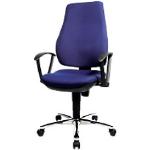 Blaue Topstar ergonomische Bürostühle & orthopädische Bürostühle  aus Metall höhenverstellbar 