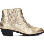 Goldene Ankle Boots für Damen Größe 41 