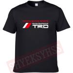 Toyota Motorsport TRD T-Shirts Herren Tops Baumwolle Kurzarm T-Shirt Mans T-Shirts T-Shirt