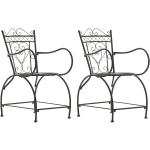 Bronze Gartenstühle aus Eisen 2 Teile 