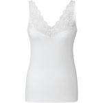 Weiße SPEIDEL Nachhaltige V-Ausschnitt Trägerhemden Länder aus Baumwolle für Damen Größe M 