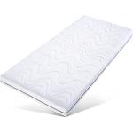 Weiße My Home Komfortschaummatratzen aus Polyester 140x200 cm mit Härtegrad 2 