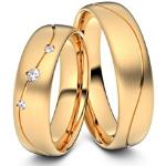 Juwelier-Schmuck Bicolor Ringe aus Rosegold 