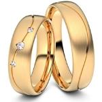 Juwelier-Schmuck Bicolor Ringe aus Rosegold 