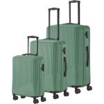 Grüne Travelite 4-Rollen-Trolleys aus Kunststoff 