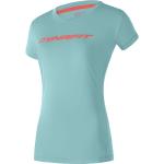 Reduzierte Blaue Kurzärmelige Dynafit T-Shirts für Damen Größe M 