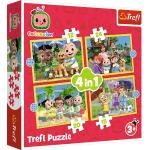 15 Teile Trefl Kinderpuzzles für 3 bis 5 Jahre 