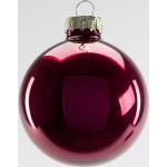 Rosa Trendline Weihnachtskugeln & Christbaumkugeln matt aus Glas 
