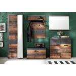 Graue Industrial Inosign Garderoben Sets aus Holz 